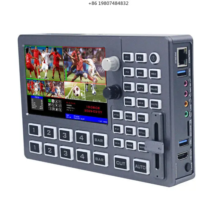 

Recording Equipment Screen PIP 2*SDI 2*HDMI Aluminum 1080P Live Production HD Video