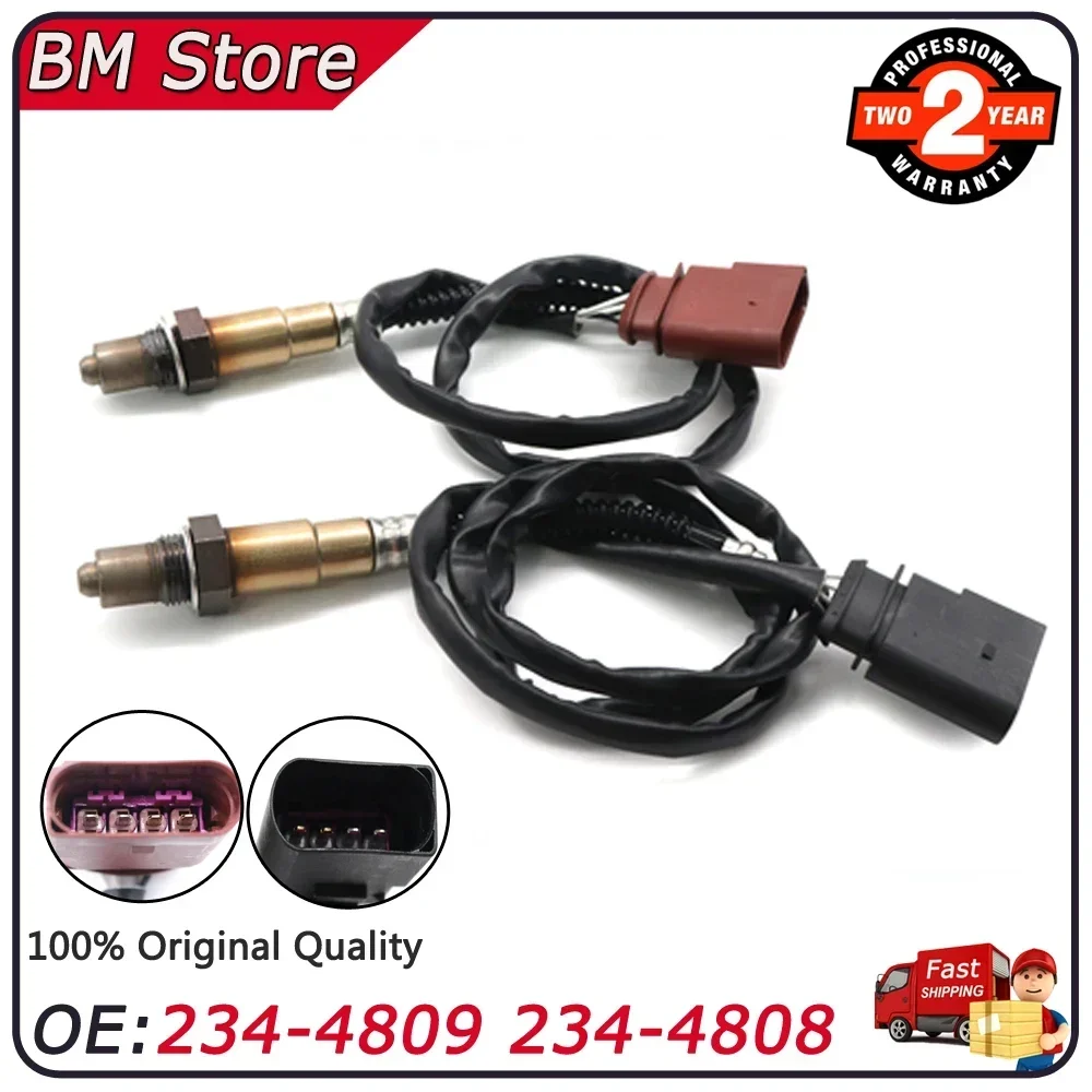 Upstream&Downstream Air Fuel Ratio Lambda O2 Oxygen Sensor 234-4809 234-4808 For Audi A4 A6 TT S4 Volkswagen Beetle Golf