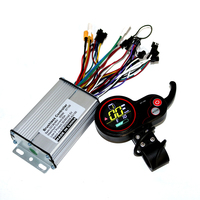 Six Mosfet 36V/48V/52V/60V 500W 25A BLDC Electric Ccooter Controller and GT-100 LCD Display One Set For Electric Scooter