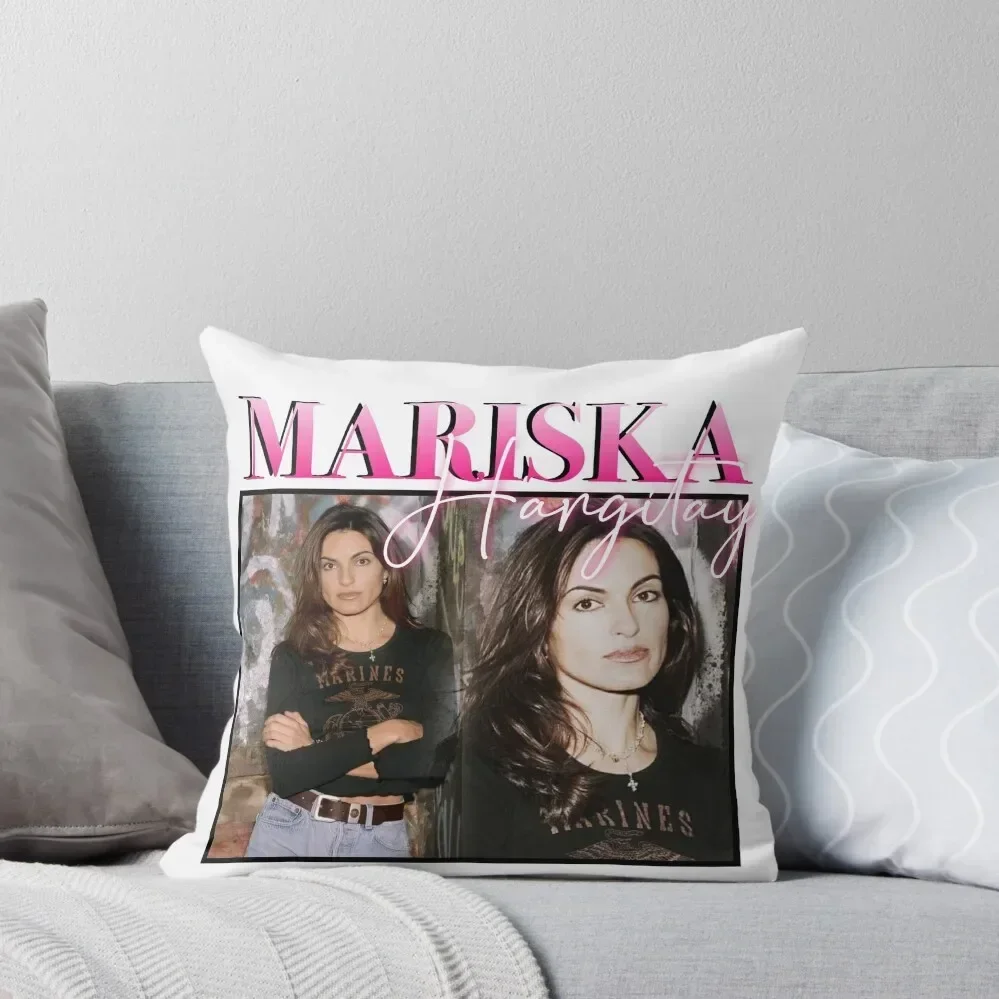 Mariska Hargitay Olivia Benson Law and Order SVU Retro Merch Shirt Sticker Throw Pillow luxury sofa pillows Pillowcases pillow