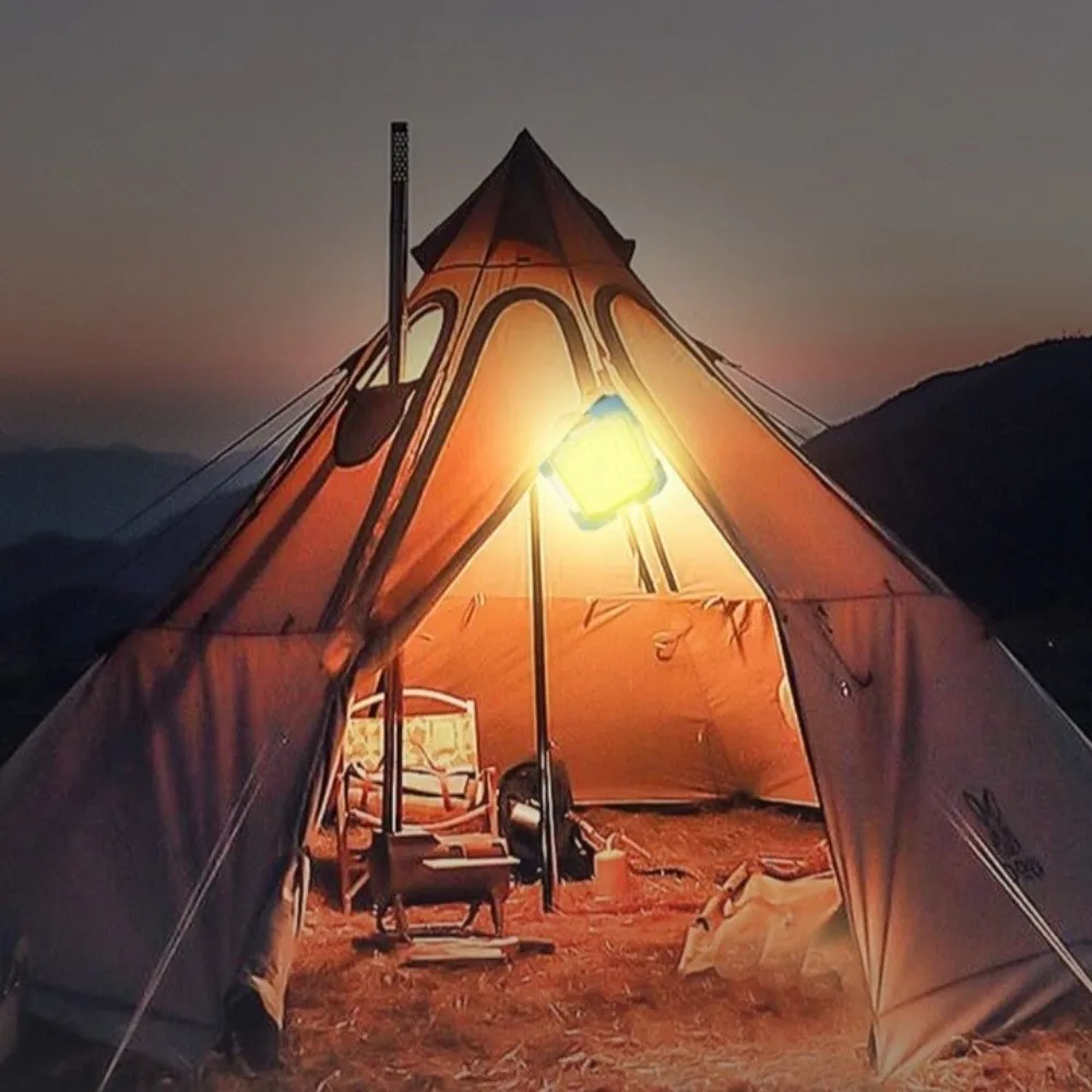 usb充電式ポータブルキャンプライト防水ハイパワーキャンプテントライトデジタルディスプレイ磁気緊急照明