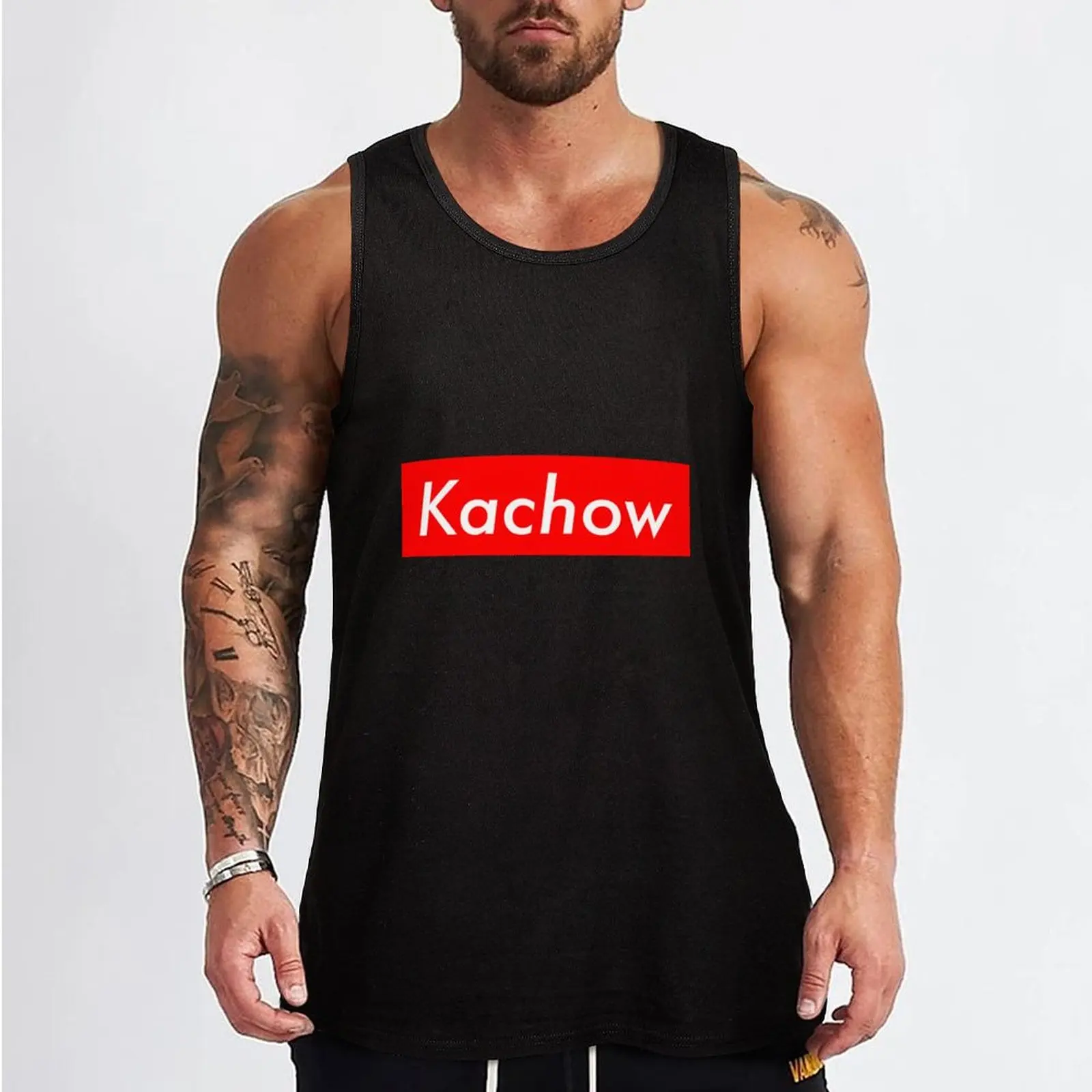 Kachow Tank Top Male clothes basketball clothing Men's summer t-shirt