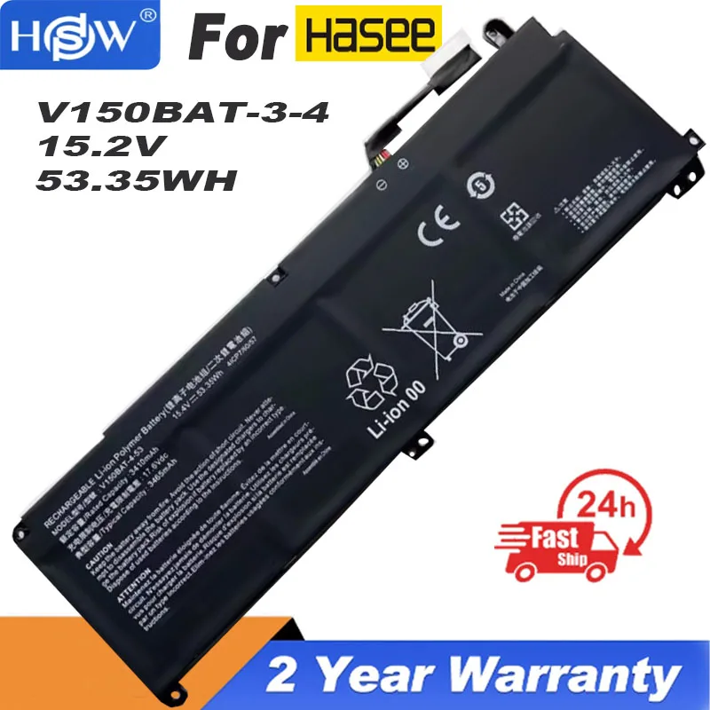 New 11.55V V150BAT-4-53 V150BAT-3-41 Laptop Battery For Hasee Z7-DA5NS Z7-DA7NS Z7-DA7NT Z8-DA7NT Z8-DA7NP Z8-DA7NT G8-DA7NT