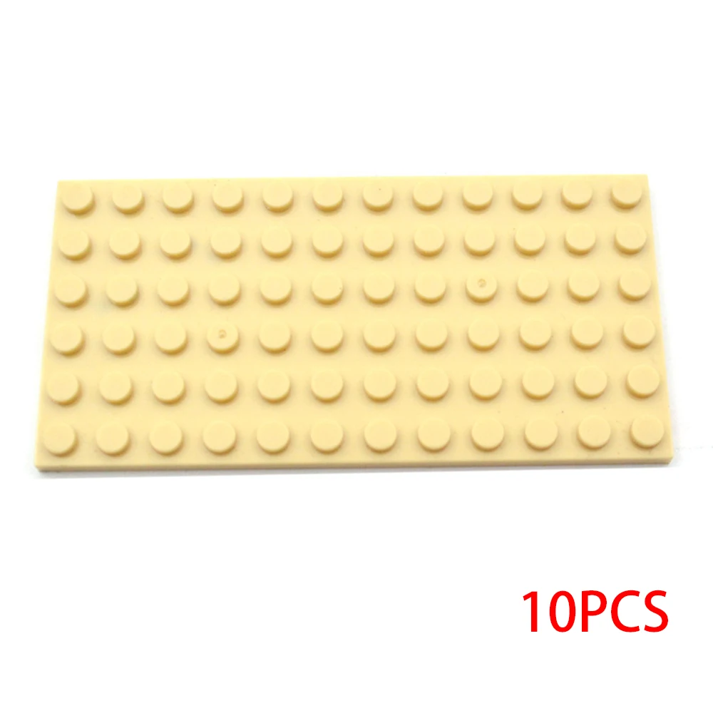 10PCS 6x12 Dots Dikke Figuren Bricks Assemblage Constructie Bouwstenen Compatibel Met Educatief Speelgoed Cadeau Voor kinderen