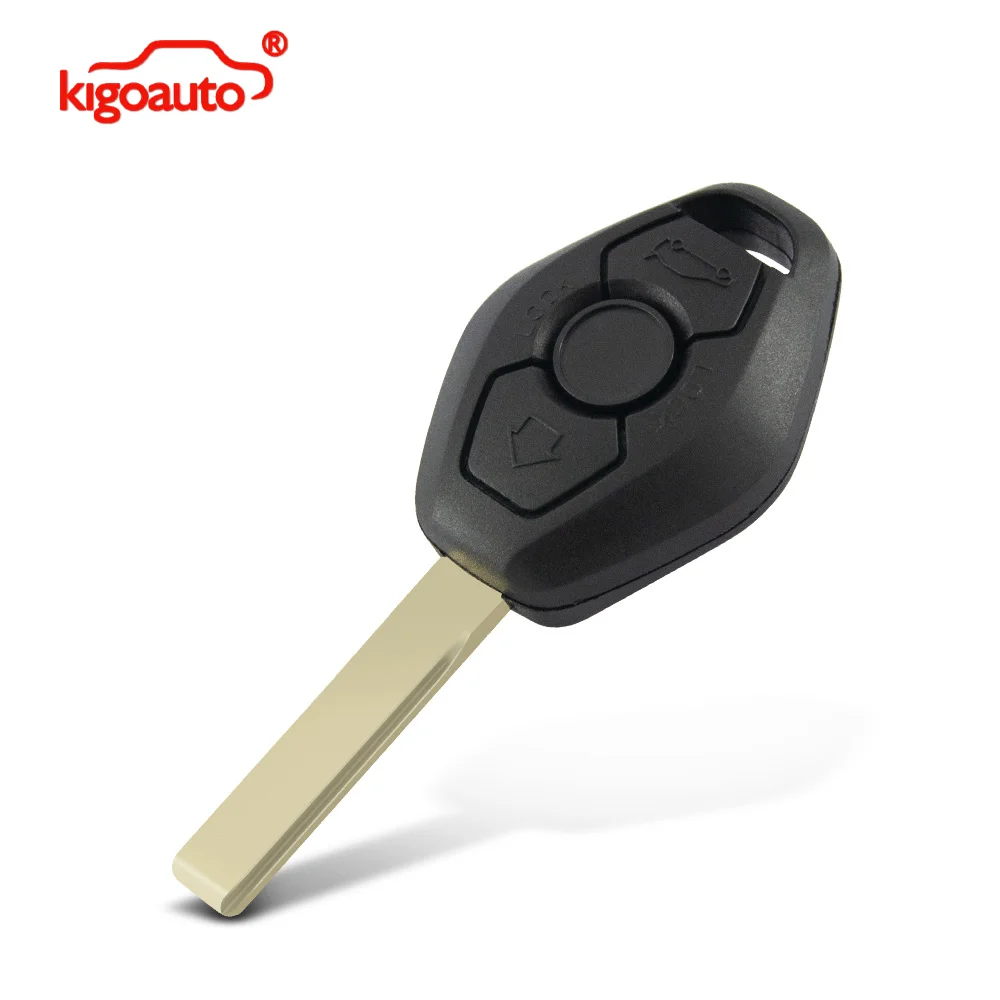 Kigoauto Remote Key Case Shell 3 Button HU58 HU92 for BMW