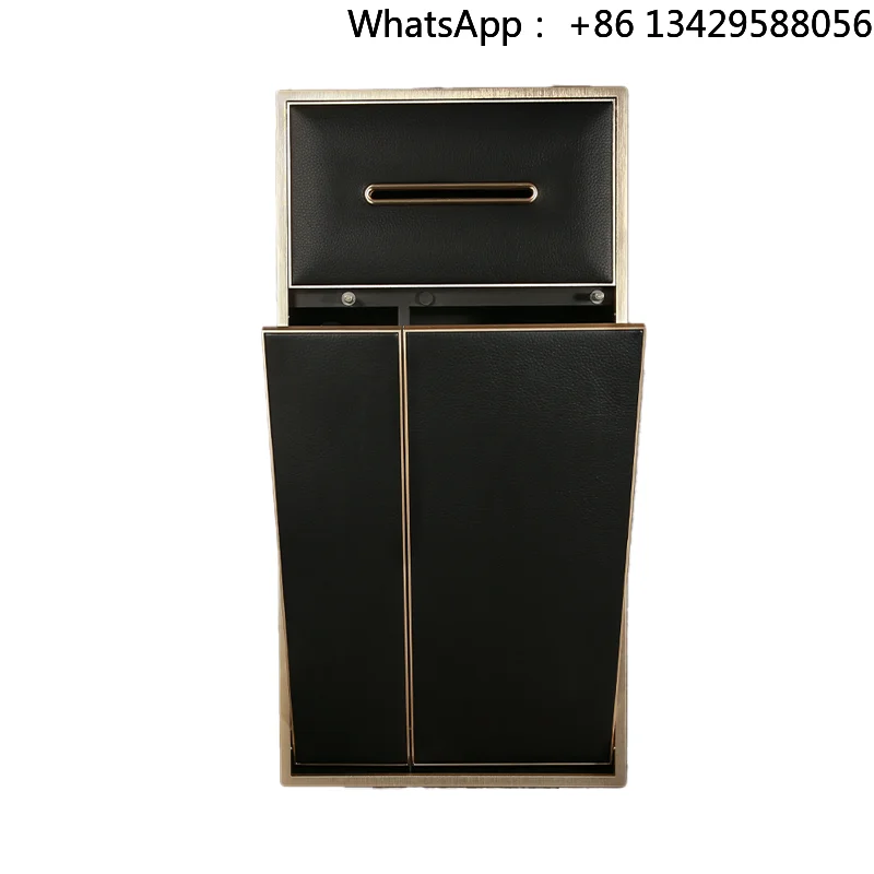 Modern Style Recessed Multiple Functional Toilet Brush Trash Can Rubbish Bin  Embedded Paper Holder Rubbish Bin with Tissue Box
