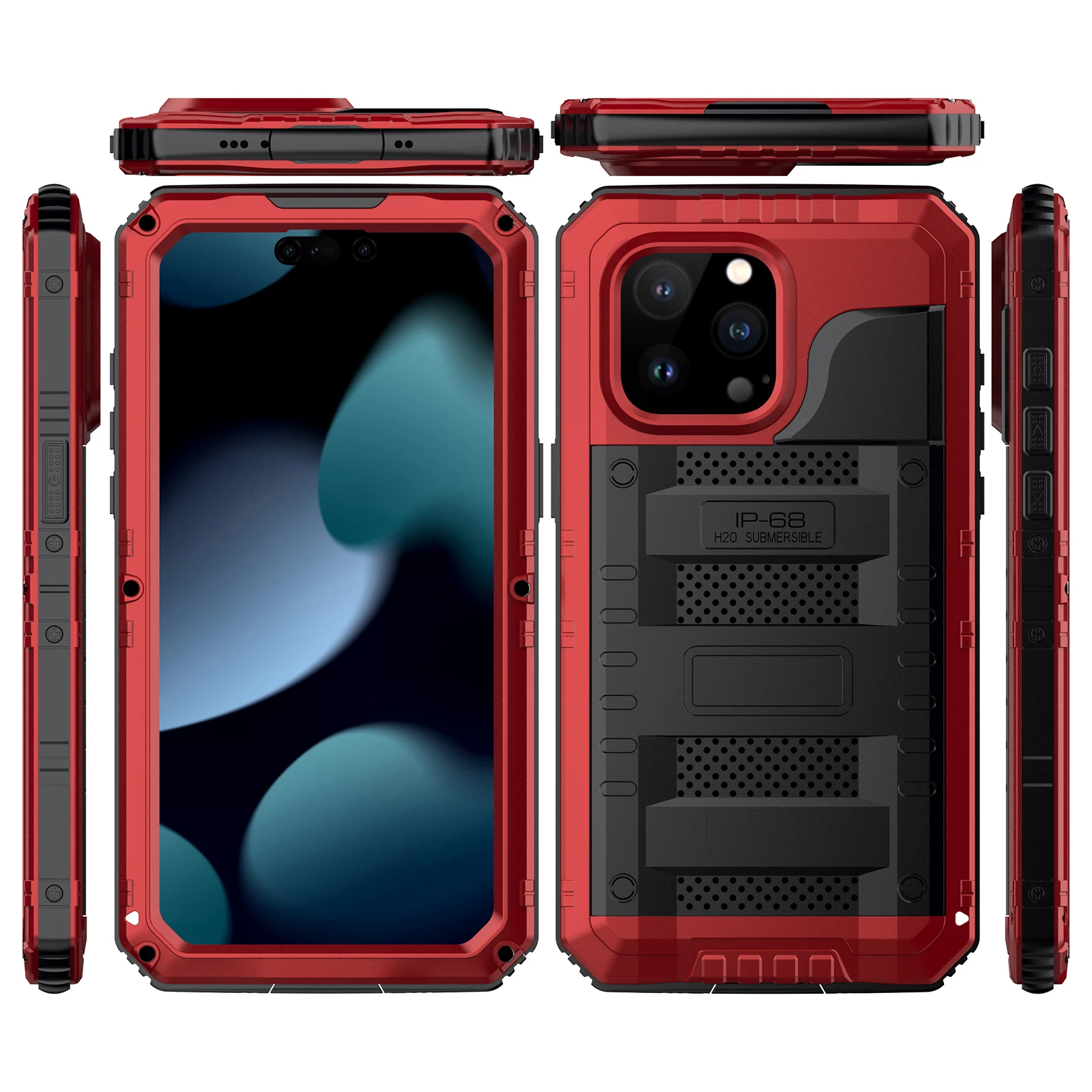 

Waterproof Case For iPhone 15 Pro & 15 Pro Max Shock proof Compatible with Dustproof