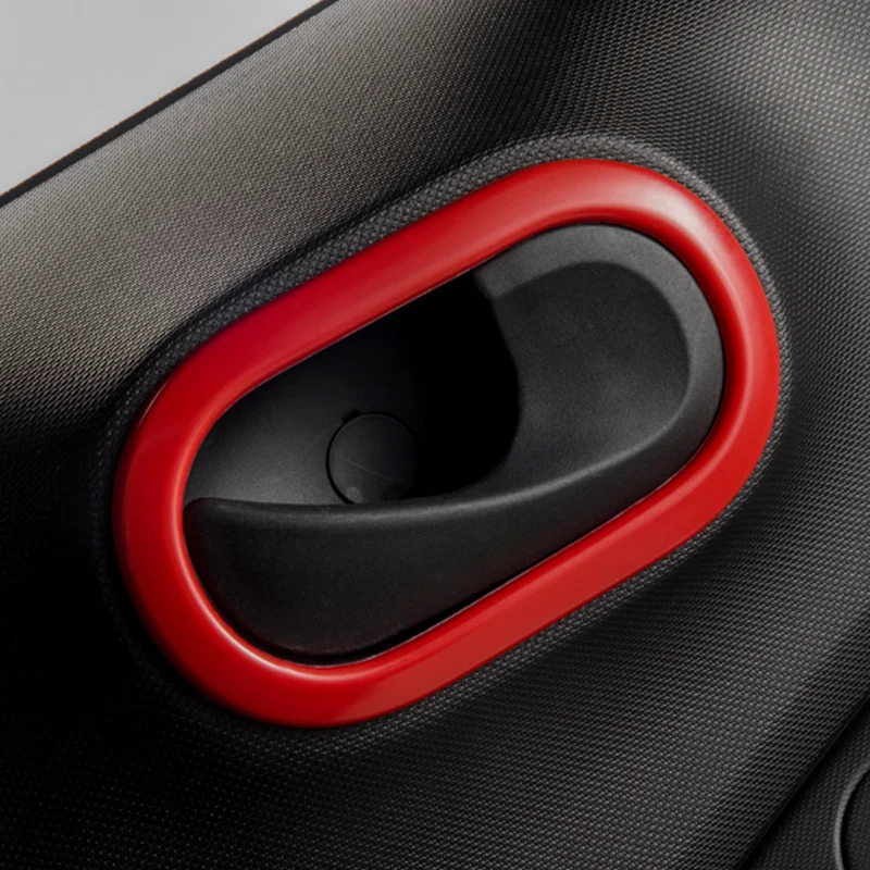 

Interior Accessories Inner Door Handle Cover Trim Frame Molding Decoration For Smart 453 Fortwo Forfour Left Right Car Styling