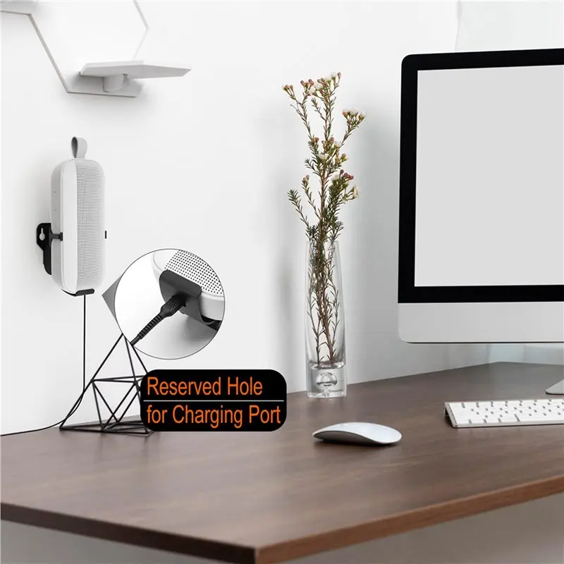 2X Txesign Wall Speaker Mount For Bose Soundlink Flex/Bose Soundlink Flex 2Nd Gen, Wall Mount Ceiling Mount Angle