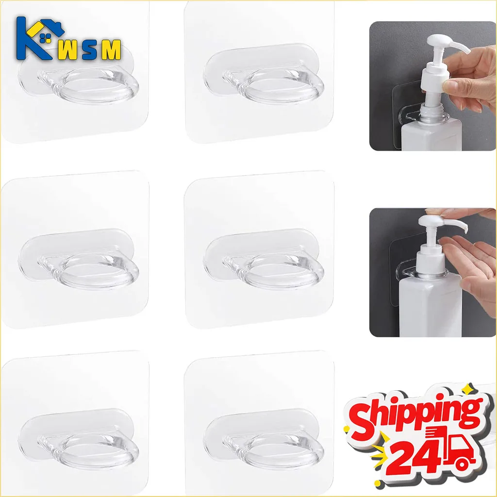 1-80 Stück Multifunktionale Badezimmer-Kreishaken Ohne Bohren Shampoo-Halter Wandmontierte Klebehaken für Duschgel und Luffa