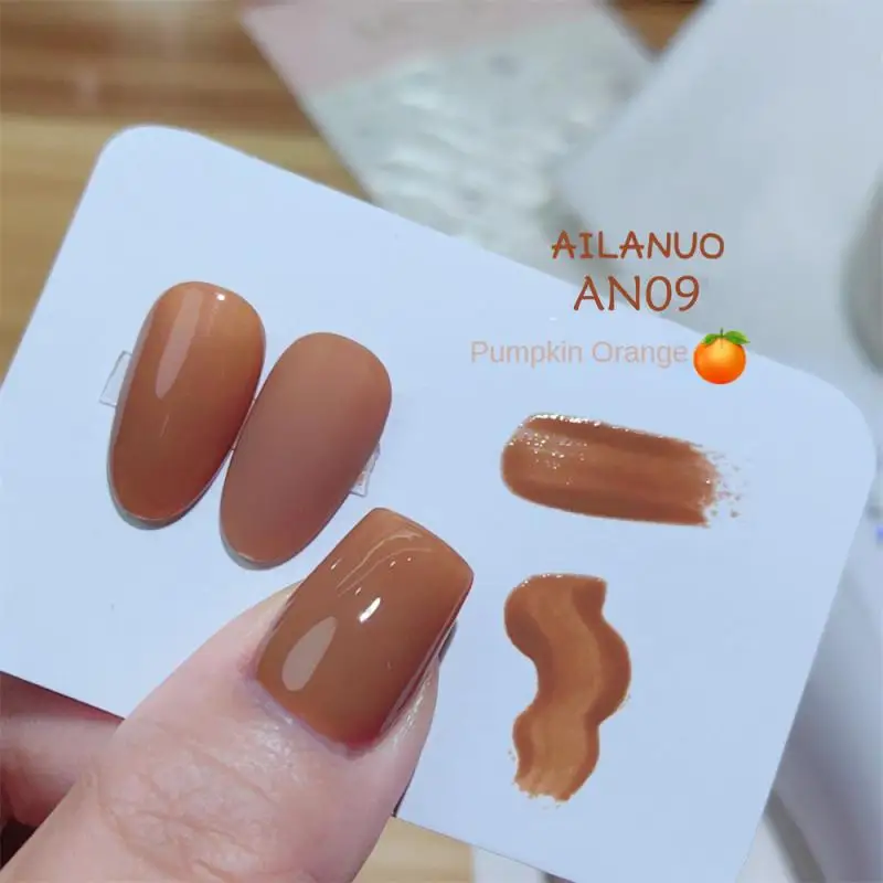 Nowy bordowy klej do paznokci biały i brązowy wybielający brązowy klej do paznokci dyniowy pomarańczowy lakier do paznokci jesień i zima