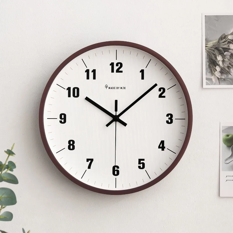 European Wall Clocks Luxury Silent Office Wall Clock Ornaments Minimalist Bedrooms Wall Clocks Decorating Dining Room Home Decor