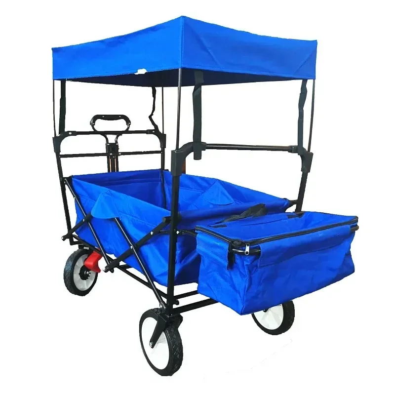 

Cheap Trolley Cart Outdoor Garden Camping Foldable Wagon Cart Folding Beach Camping Trolley