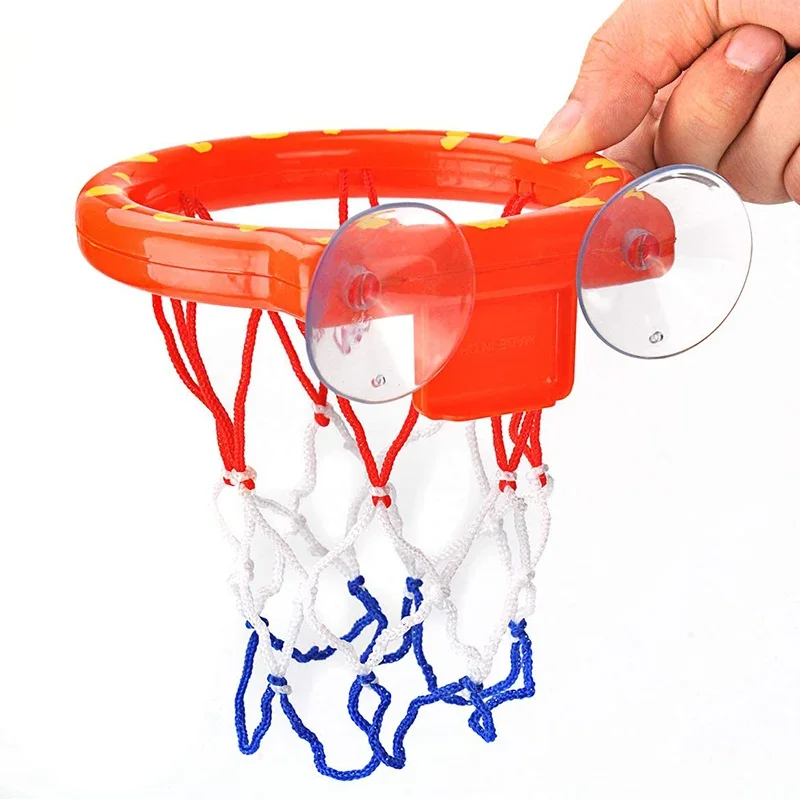 Mini banheira de basquete para crianças, Water Play Set com 3 Bolas, Brinquedos engraçados para banho de chuveiro, Educacional e Seguro, Bebê e Crianças