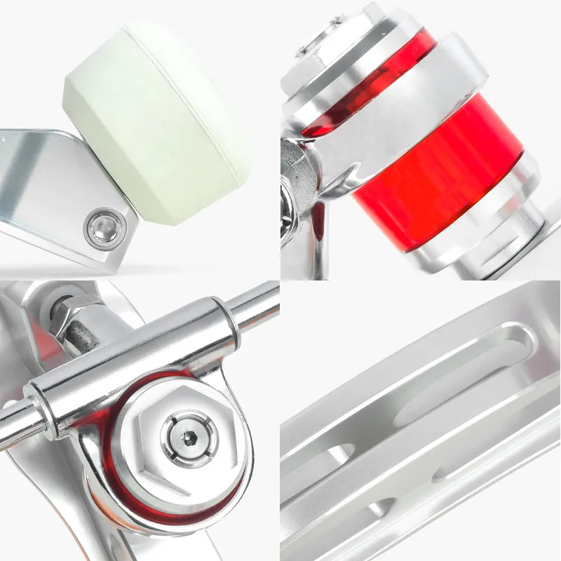 Double row skates professional CNC base aluminum bracket four-wheel roller skates roller  accessories speed