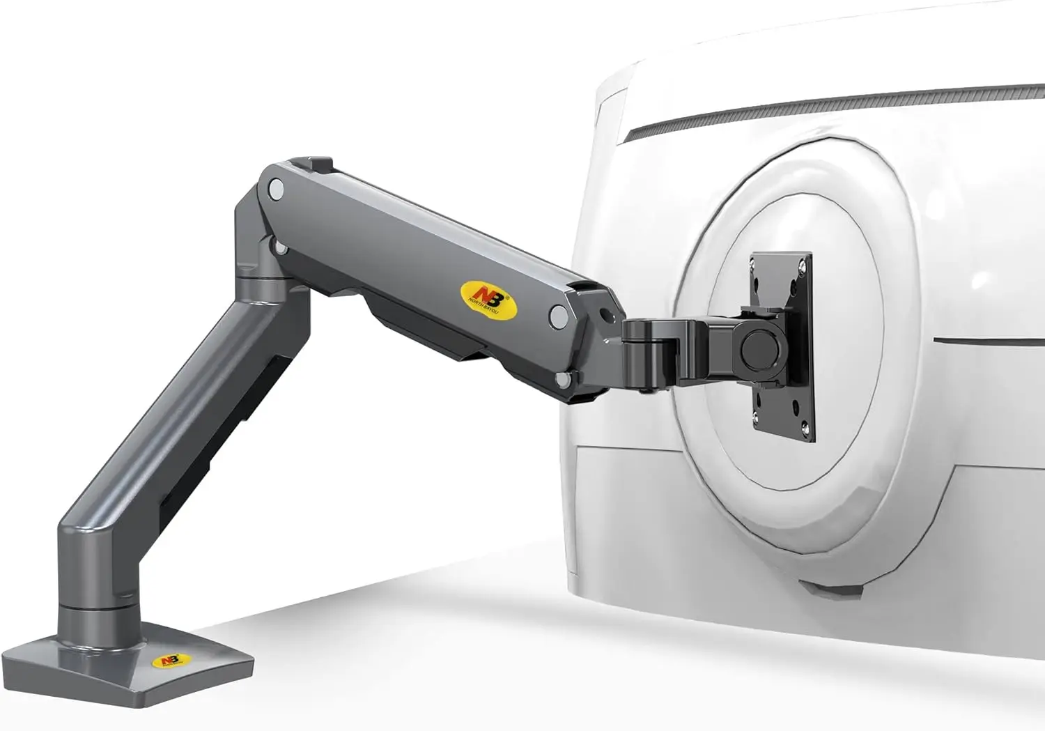 

Настольное крепление для монитора Heavy Duty, полностью регулируемая подставка для больших экранов 27-45 дюймов, грузоподъемность 11-33 фунта, подставка для игрового монитора