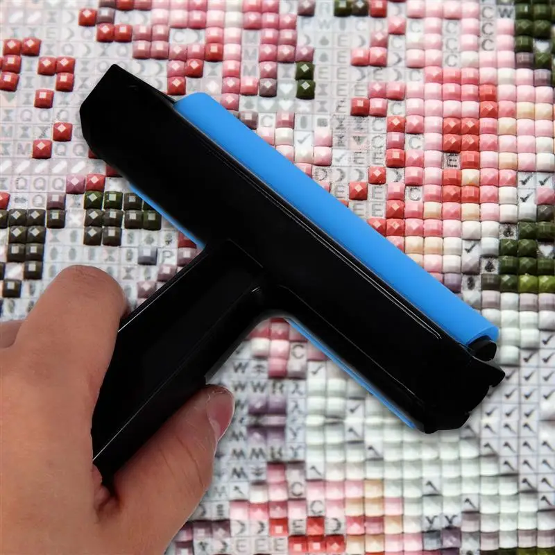 Rolo vermelho cola rolos diamante pressionando ferramentas fornecimento pintura desenho multi-função manual de borracha