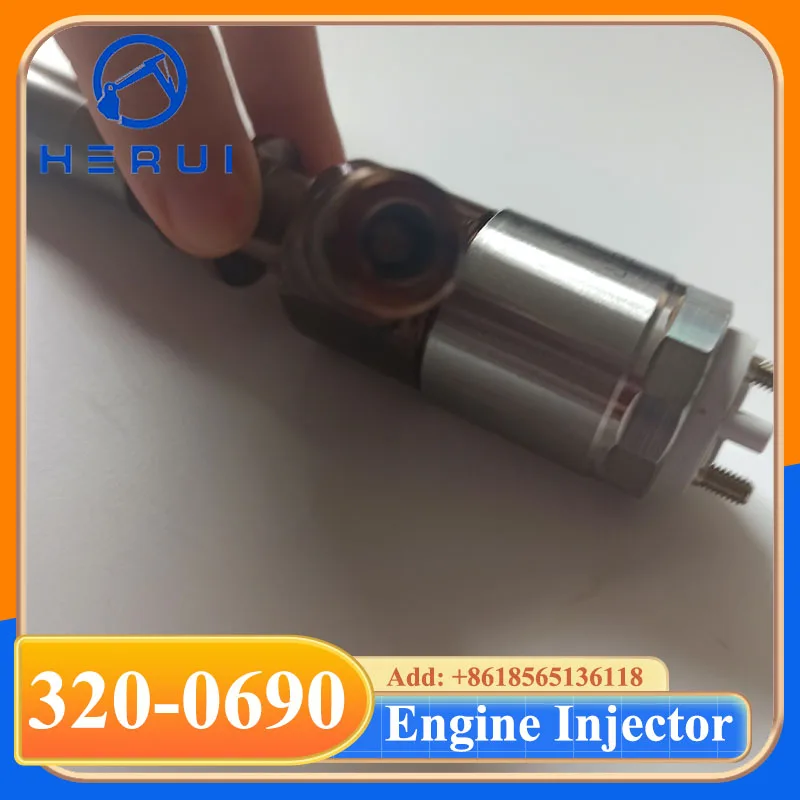 High Quality Diesel Engine Fuel Injector 320-0690 for Excavator Engine CR Injector Nozzle 3200690 2645A749