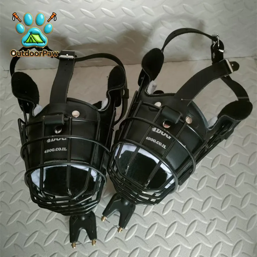 Remote control electric pulse attack mouth cage for working dogs Electric shock mouth cage Tactical impact mouth sleeve Strong