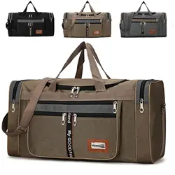 Gym Duffle Bag Travel Duffel Bag, 60L/28″ Large Duffle Bag Waterproof Duffel Luggage Sport Travel Weekender Bag for Men Women