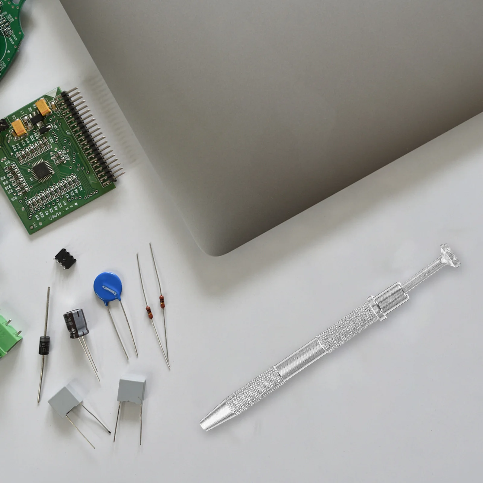 Screw Pickup Chip Pickle Picker Grabber Tools Spring Assisted Extractor Gripper Aluminum Small Parts for Electronics Precision