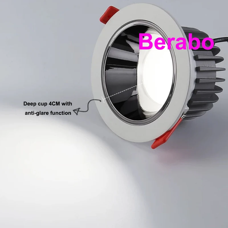 Embedded Waterproof LED Ceiling Lights Recessed Led Downlights Spotlight Dimmable IP65 For Kitchen Washbasin Bathroom Home Decor