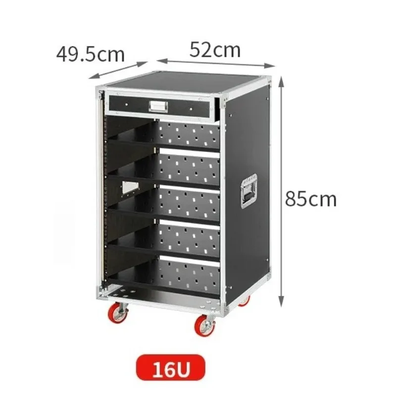 16U Amplifier Cabinet, Home KTV Audio Cabinet, Stage Flight Case, Mobile Cabinet