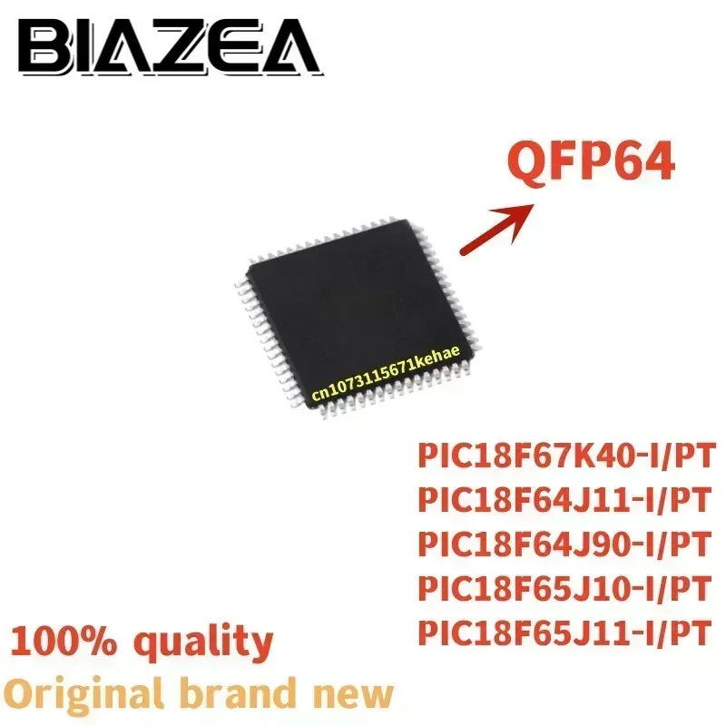 1piece PIC18F67K40-I/PT PIC18F64J11-I/PT PIC18F64J90-I/PT PIC18F65J10-I/PT PIC18F65J11-I/PT QFP64 Chipset