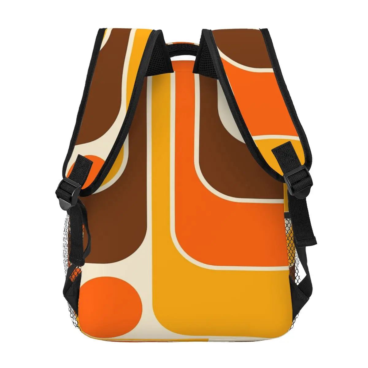 Mochilas de diseño geométrico Retro Para Niños y Niñas, mochilas escolares de dibujos animados, mochila de viaje, bolso de hombro de gran capacidad