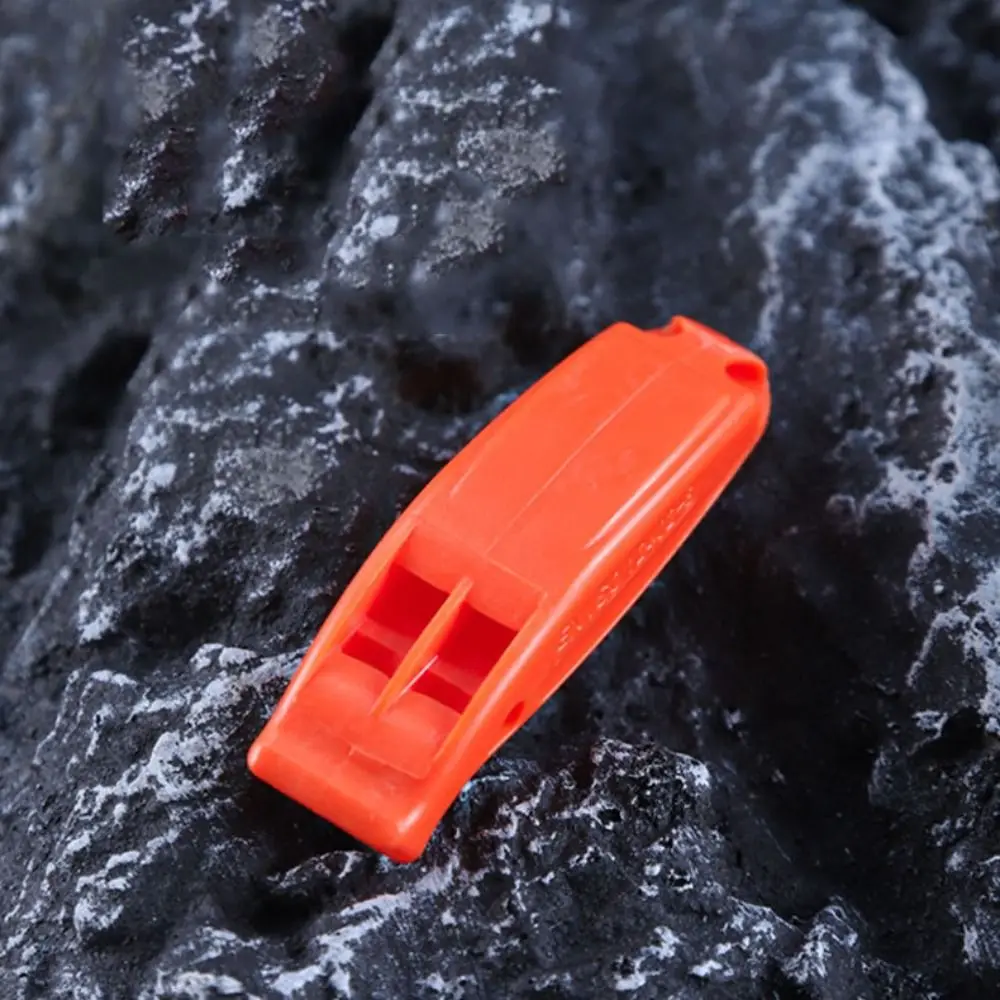 

Anti loss Clip Outdoor Survival Whistle Loud Equipment Double Pipe Whistle Mini Waterproof Rescue Emergency Whistle