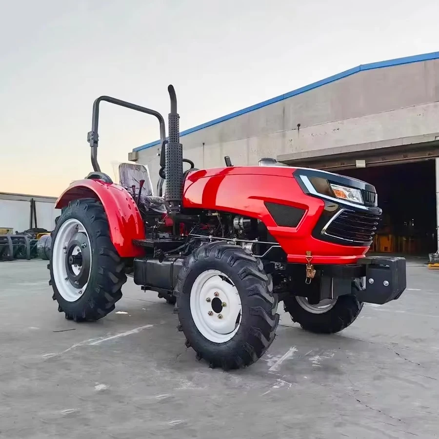 Fanhaizhongyu Agricultural 4 Cylinder Diesel Engine Tractor 50-100HP Cabin 3 Point Linkage Gear Drive High Euro2/Euro3 4WD