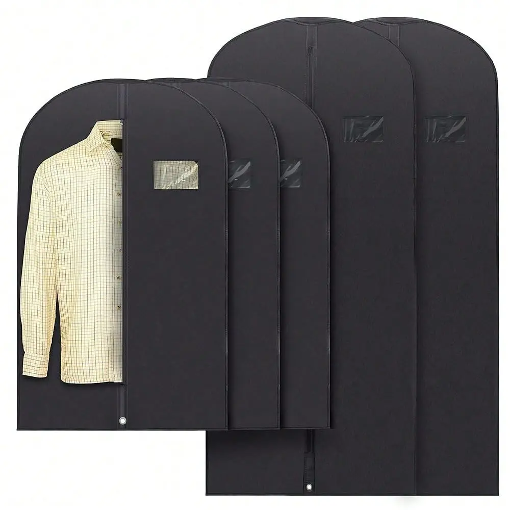 

Garment Bags For Hanging Clothes, Men Suit Bag For Travel And Clothing Storage Of Women Dresses, Shirts, Fur Coats, Dance Costu
