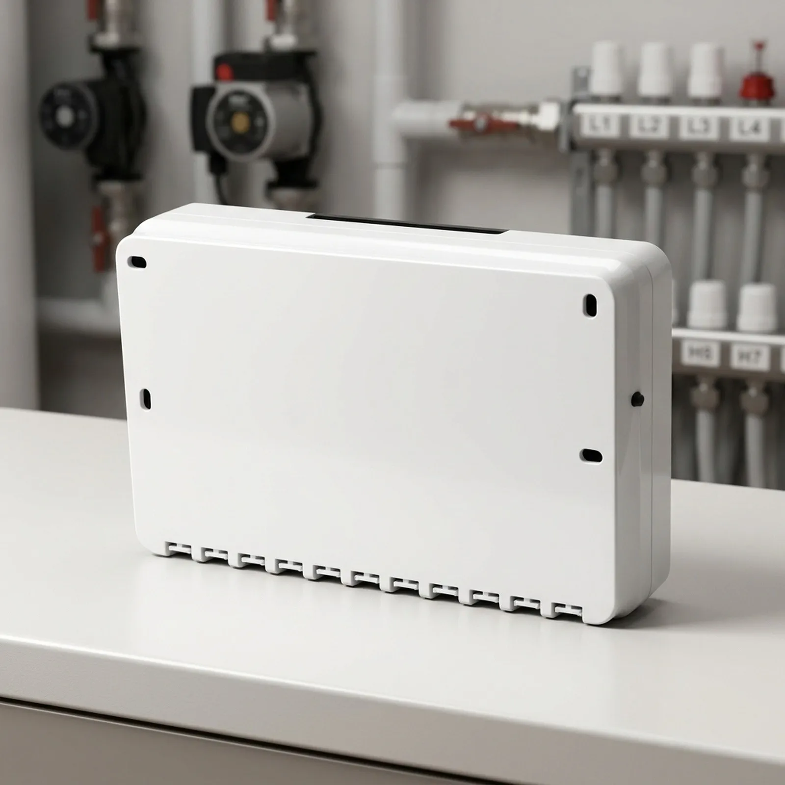 Floor Heating Central Controller with 8 Zones Valve Actuator Control and Multi Thermostat Zone Heating Management