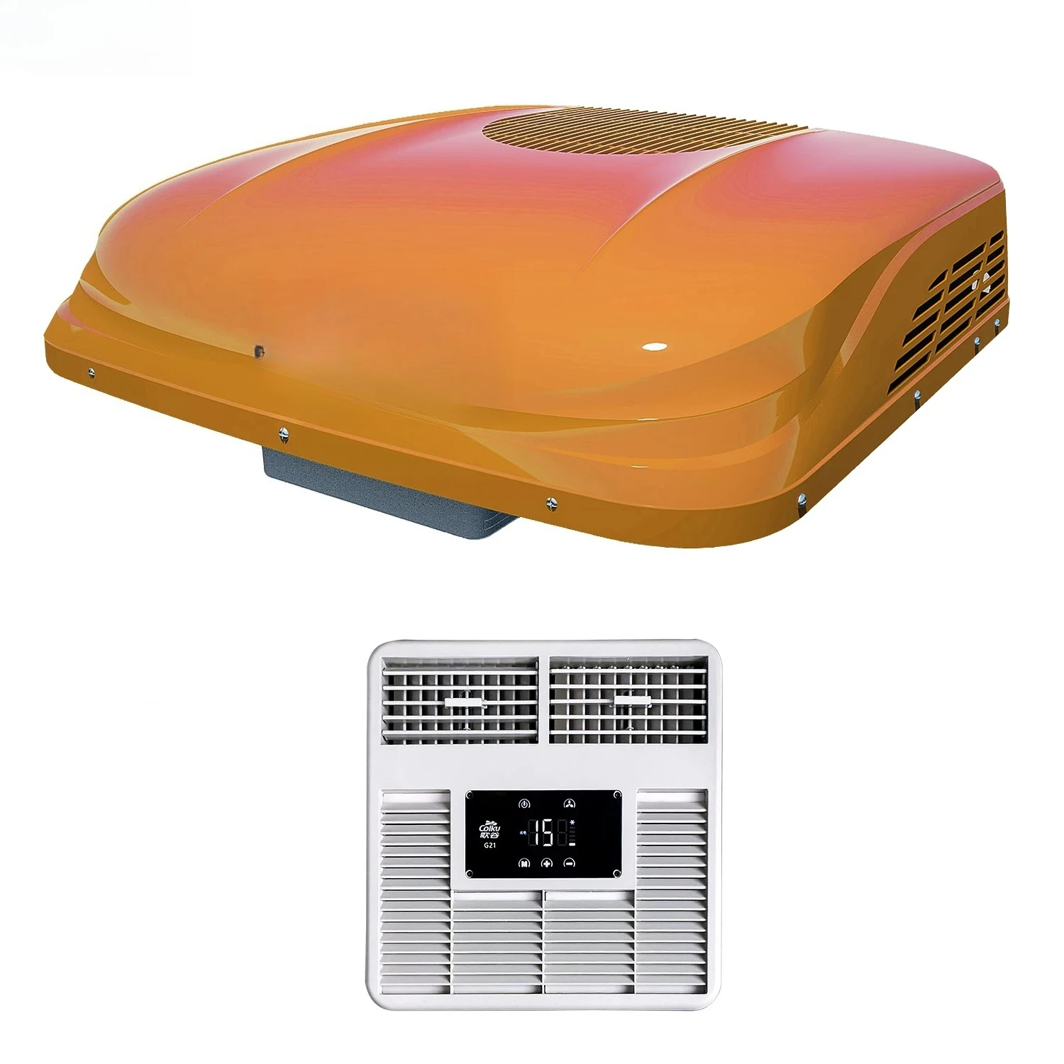 Truck Cab Parking Air Conditioner, 12V/24V DC Electric Cooler for Sleeper Cab, Long-Life Warranty, Low-Noise Cooling Unit