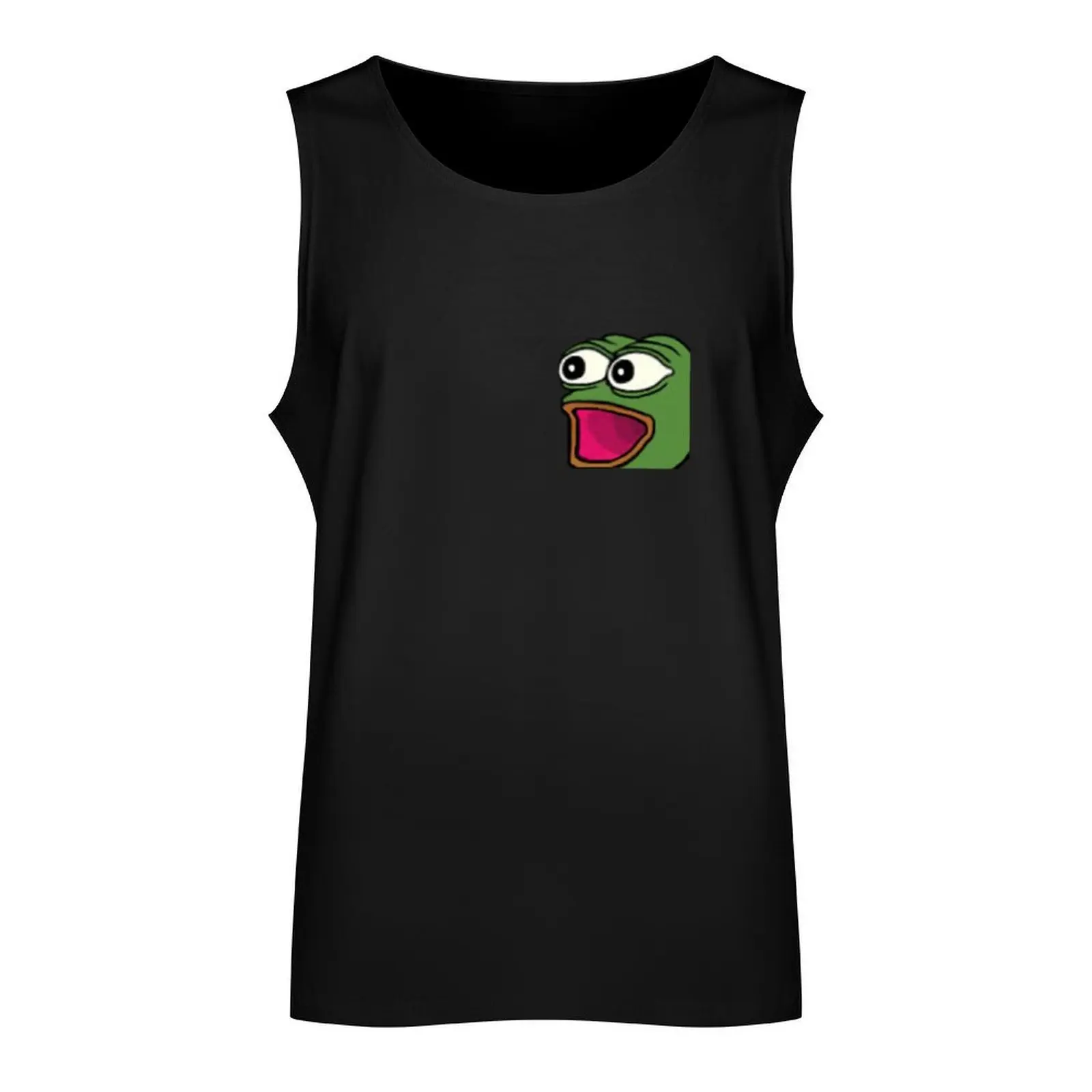 ملابس Poggers-Tank Top للرجال ، ملابس كمال الأجسام ، أشياء رائعة ، 2 Emote ، الصيف