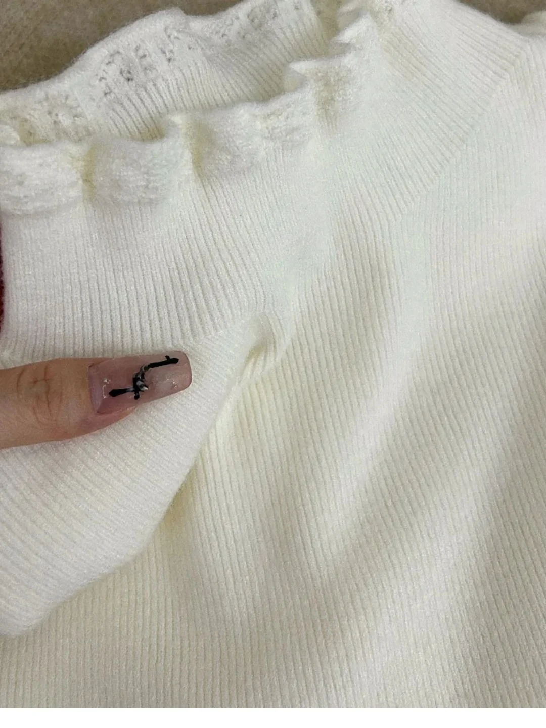 高級レースニットウェア f ハイカラー ソフトベースレイヤー インナーウェア 女性用 カジュアル スリムフィット ミディアム ソフト ロングスリーブ...