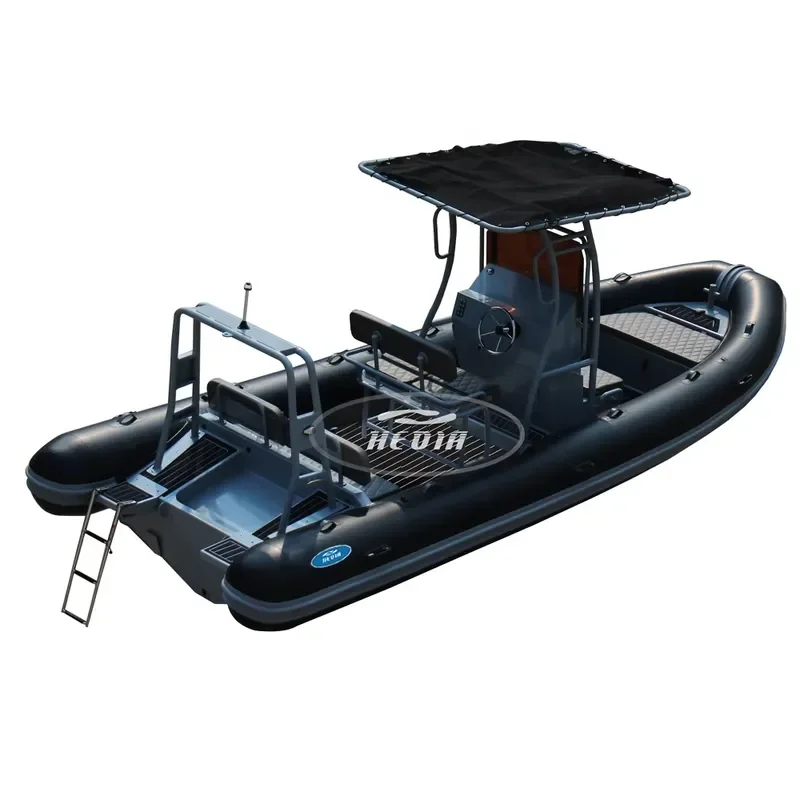for Hedia RHIB 22ft Orca Hypalon Semi Rigid Inflatable Boat Aluminum Hull Design Patrol Rib 660