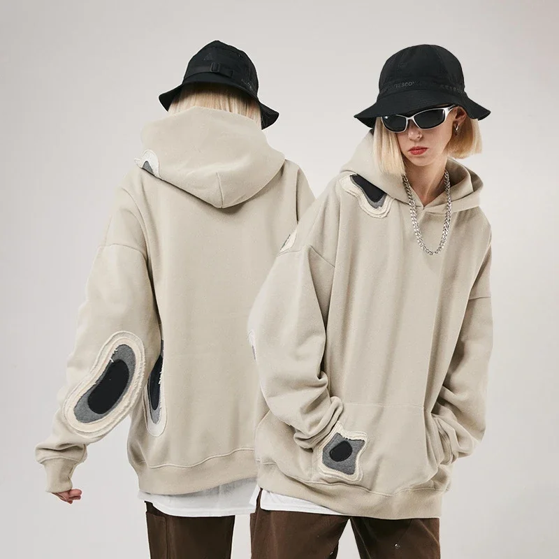 Autumn and Winter New Product Original Heavy Duty Plush Retro American Hoodie