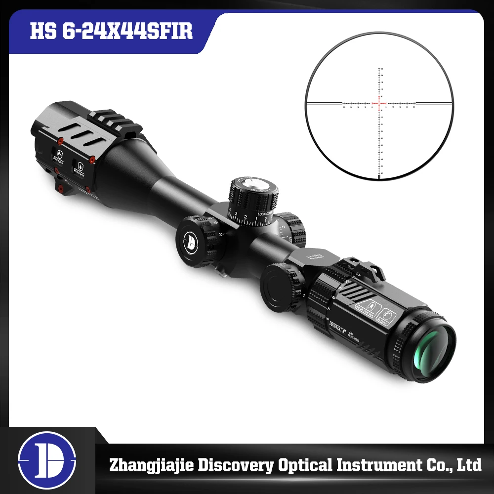 Discovery HS 6-24X44SFIR-FFP New Shockproof Riflescope First Focal Plane Illuminated Scope Hunting Sniper Airsoft Air Guns Sight