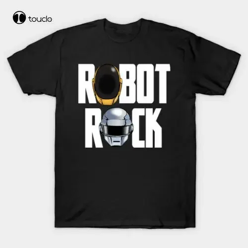 Robot Rock Daft Punk Electronic Music Duo Alive Black T-Shirt Get Lucky S-5Xl Unisex Fashion Tshirt Summer Women Shirts Xs-5Xl