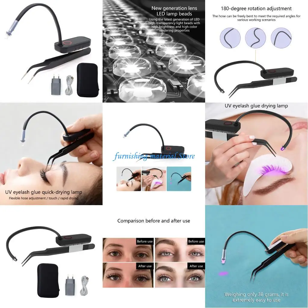 Y5GD ضوء علاج مرن دوران 1 ثانية علاج ملاقط صغيرة أداة الصف صالون