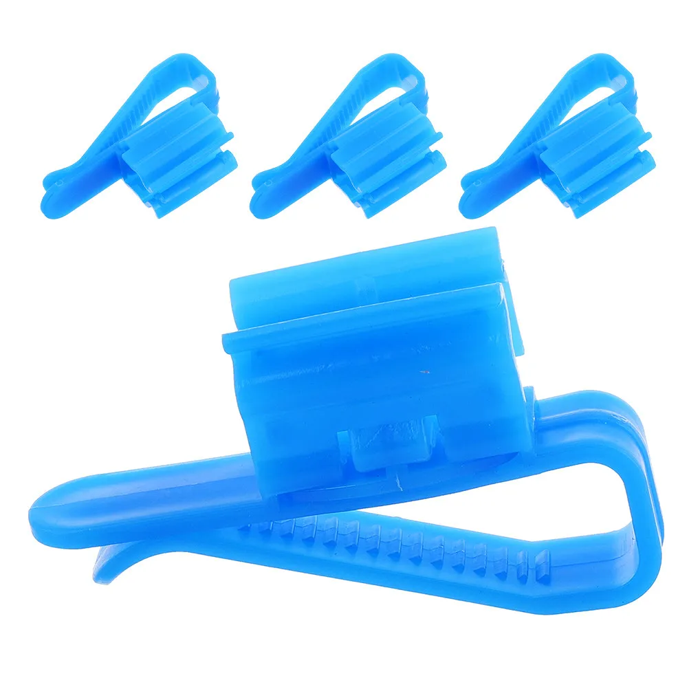 4Pcs Pipe Clamps Durable Plastic Multi-Function Hose Clamp Automotive Fuel Transfer Water Pipe Clip Fixed Hose Holder