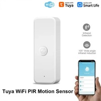 Tuya WIFI PIR Motion Detector Sensor Smart Life Home Human Body Infrared Monitor Security Alarm App Record Monitoring