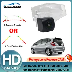 140° Intelligent Dynamic Trajectory Tracks Car Rear View HD Camera For Honda Jazz ( Fit ) 5D 2002~2013 Fit Hatchback 2002~2011
