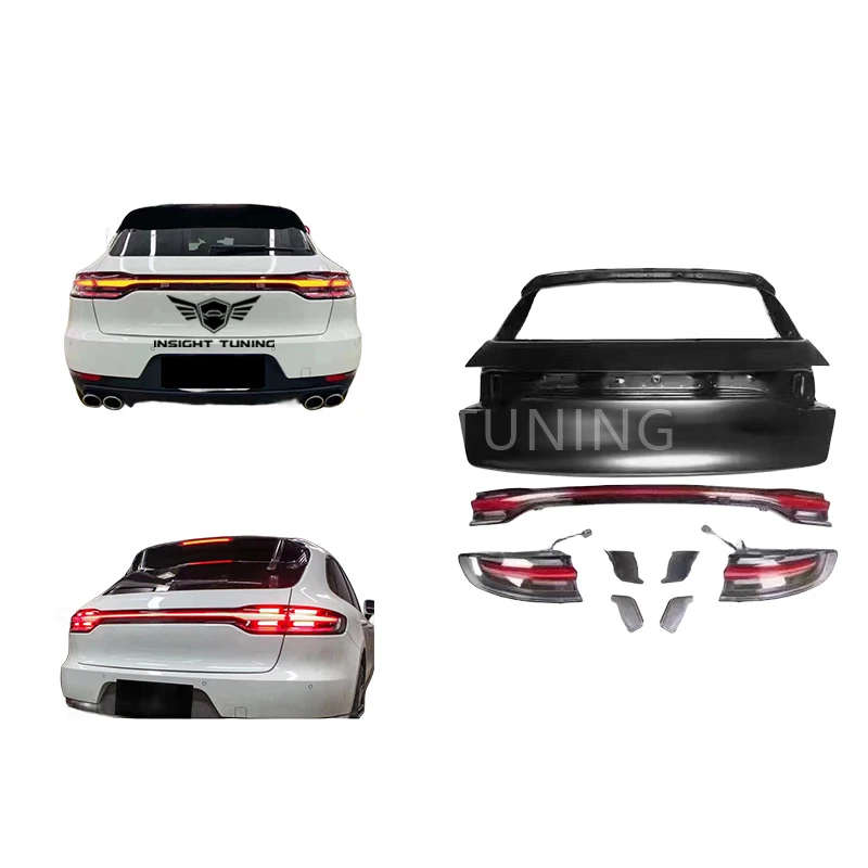 

Led Tail Light 14-17 95B.1 Covert to 21 95B.2 Sequential Turn signal Tail Light Tail Gate for Porsche Macan 95B Bodykit