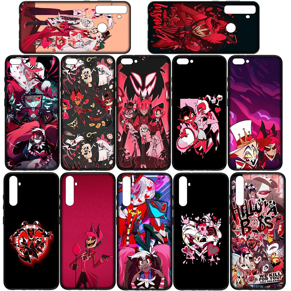 H-Hazbins hotel Charile Angel Dust custodia per telefono per Xiaomi Redmi Note 9 8 11 Pro 4G 5G 9S 11S 9A 9C NFC 9T 8A custodia morbida