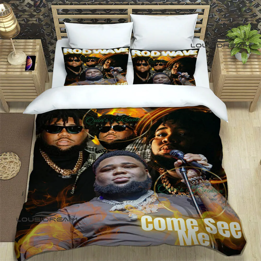 Rapper rod wave Printed Bedding Sets exquisite bed supplies set duvet cover comforter set bedding set luxury birthday gift