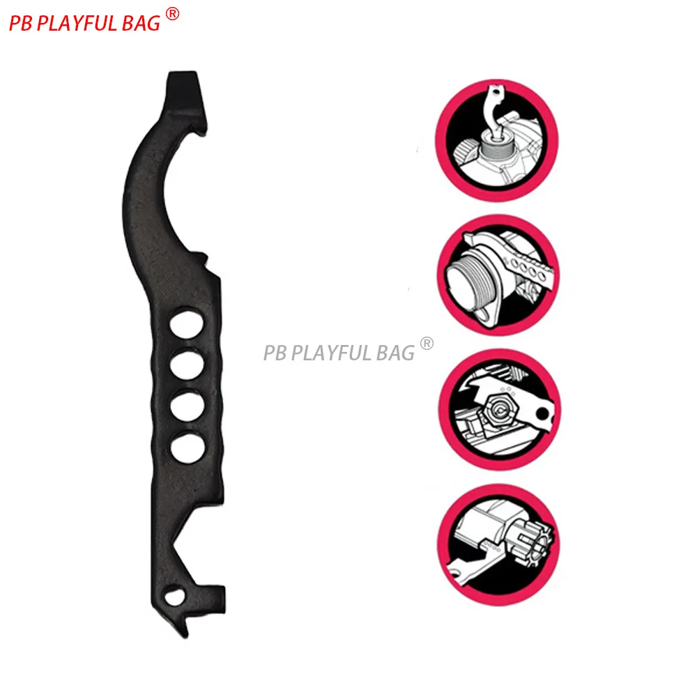 مفتاح ربط مسدس لعبة صغير تكتيكي - مفتاح ربط سداسي لتركيب وتعديل مخزون M4 - أداة تحرير PEQ متعددة الوظائف QJ213 #3