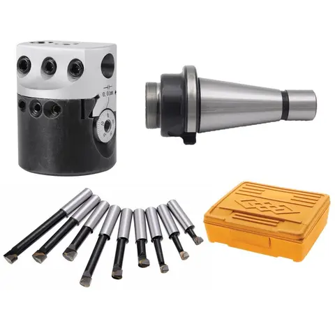 Nt40 12mm Boring Heads with NT30 NT40 NT50 ISO30 ISO40 ISO50 Boring Tool Holder for Milling Machine  Boring bar Set IN STOCK