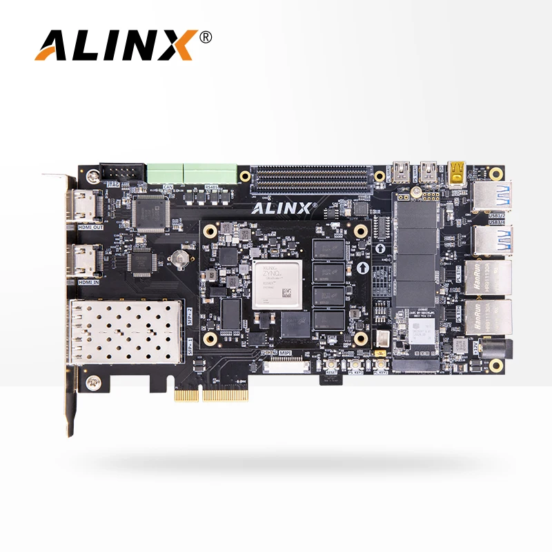 

1pcs FPGA Development Board Xilinx Zynq UltraScale + MPSoC Xczu 4ev 5eV PCIe AI AXU4EV-P AXU5EV-P